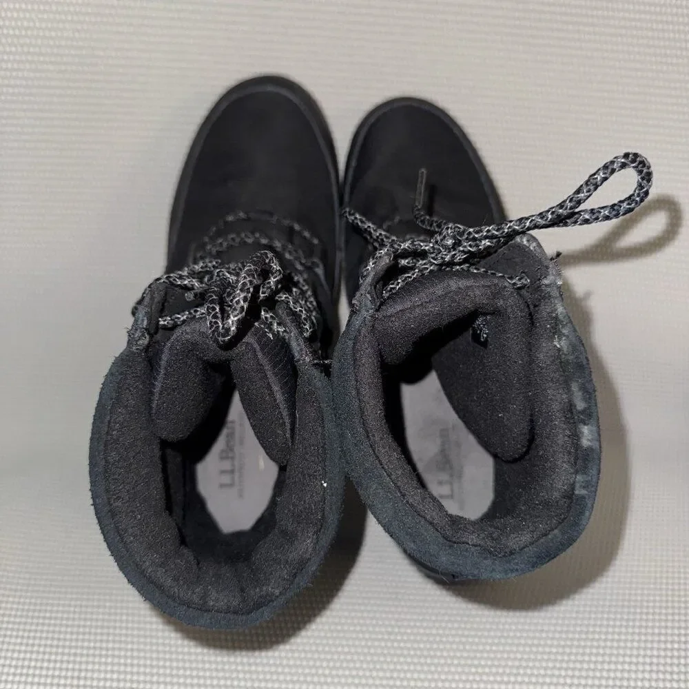 L.L. Bean Ultralight Black Insulated Winter Snow Outdoor Boots Men’s Size 10